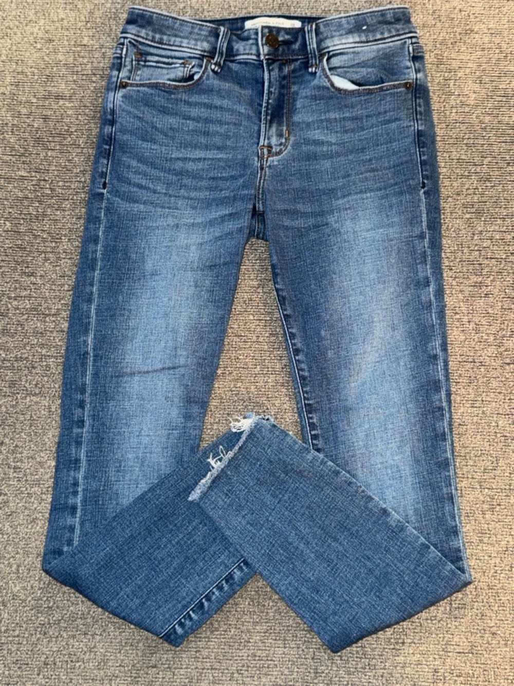 Abercrombie & Fitch Super Skinny Ankle Midrise Jeans